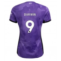 Camiseta Liverpool Darwin Nunez #9 Tercera Equipación para mujer 2023-24 manga corta